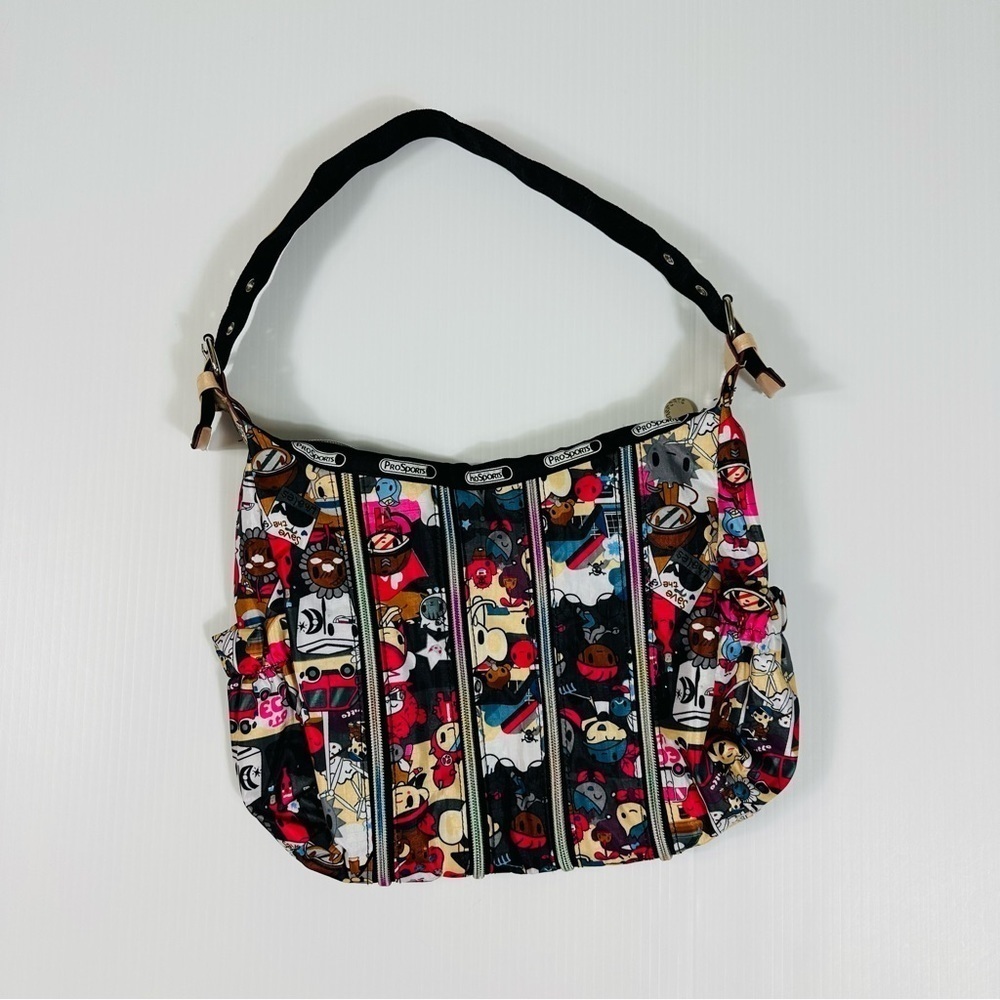 ProSports Purse Bag  Colorful Illustrated (TokiDoki inspired) Zippers Adjustable - Picture 2 of 14
